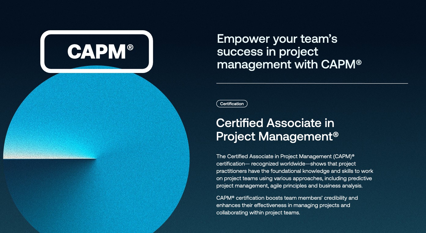Empower your team's success in project management with CAPM