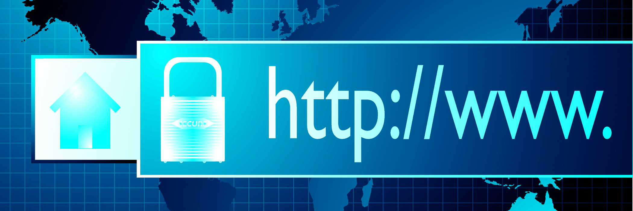 Secure internet browser web address