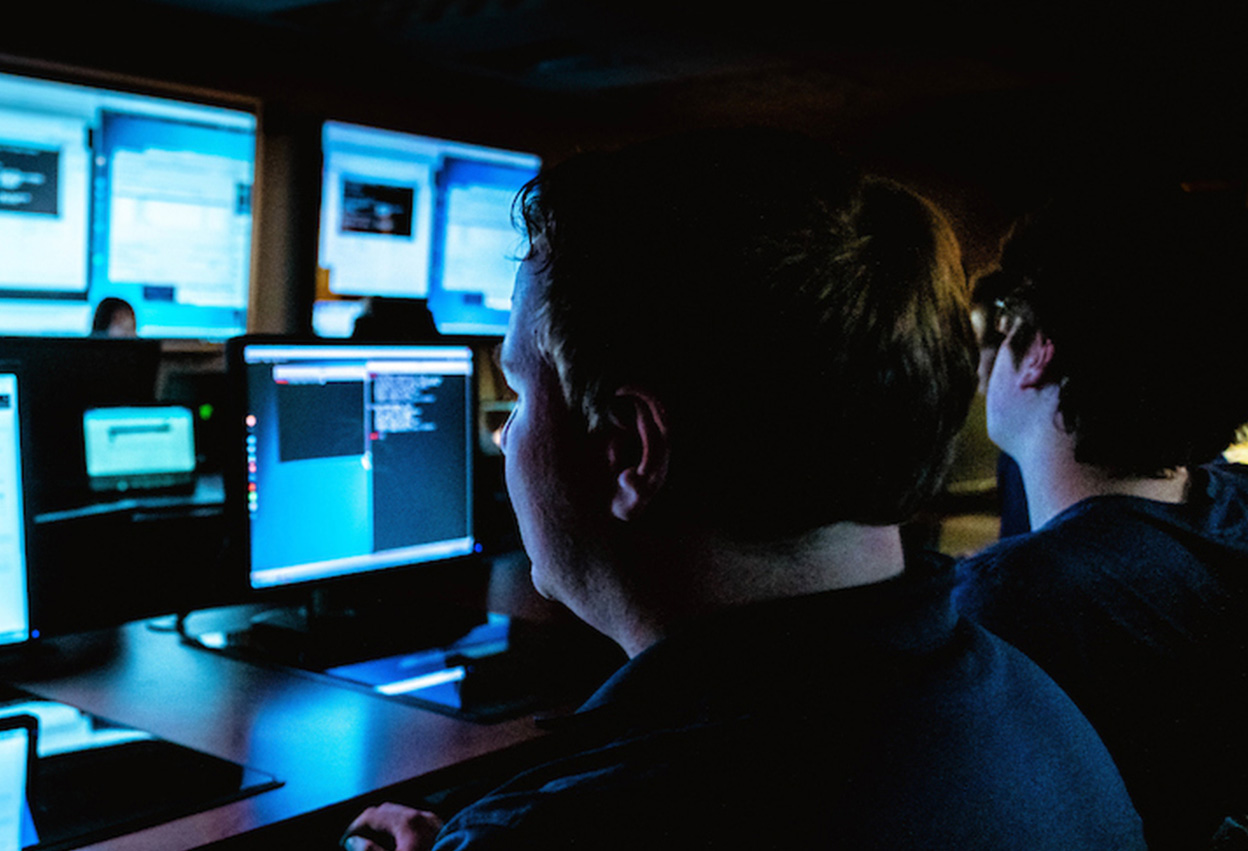 Multiple computers in a control room