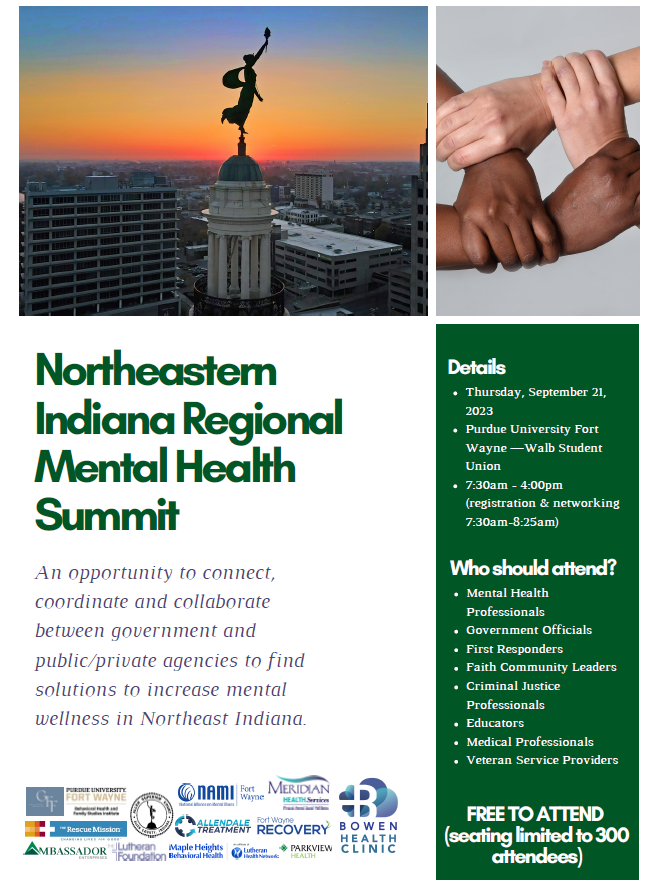 Northeastern Indiana Regional Mental Health Summit Exhibitor