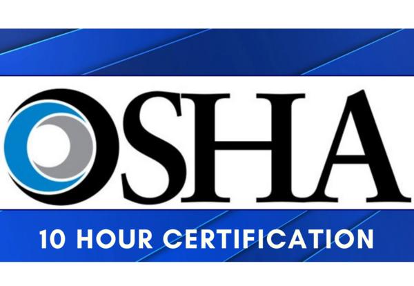 10 Hour OSHA General Industry Training OSHA10 Purdue Fort