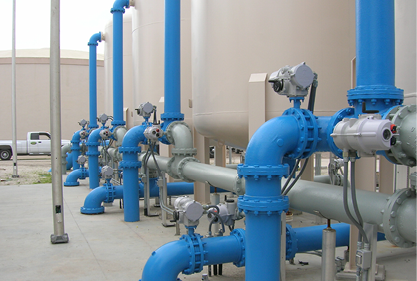 water pipes and valves;