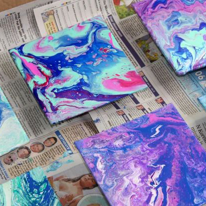 Acrylic Paint Pouring
