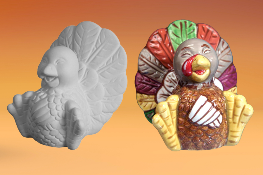 ceramic turkeys