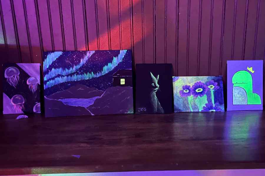 glow-in-the-dark paintings