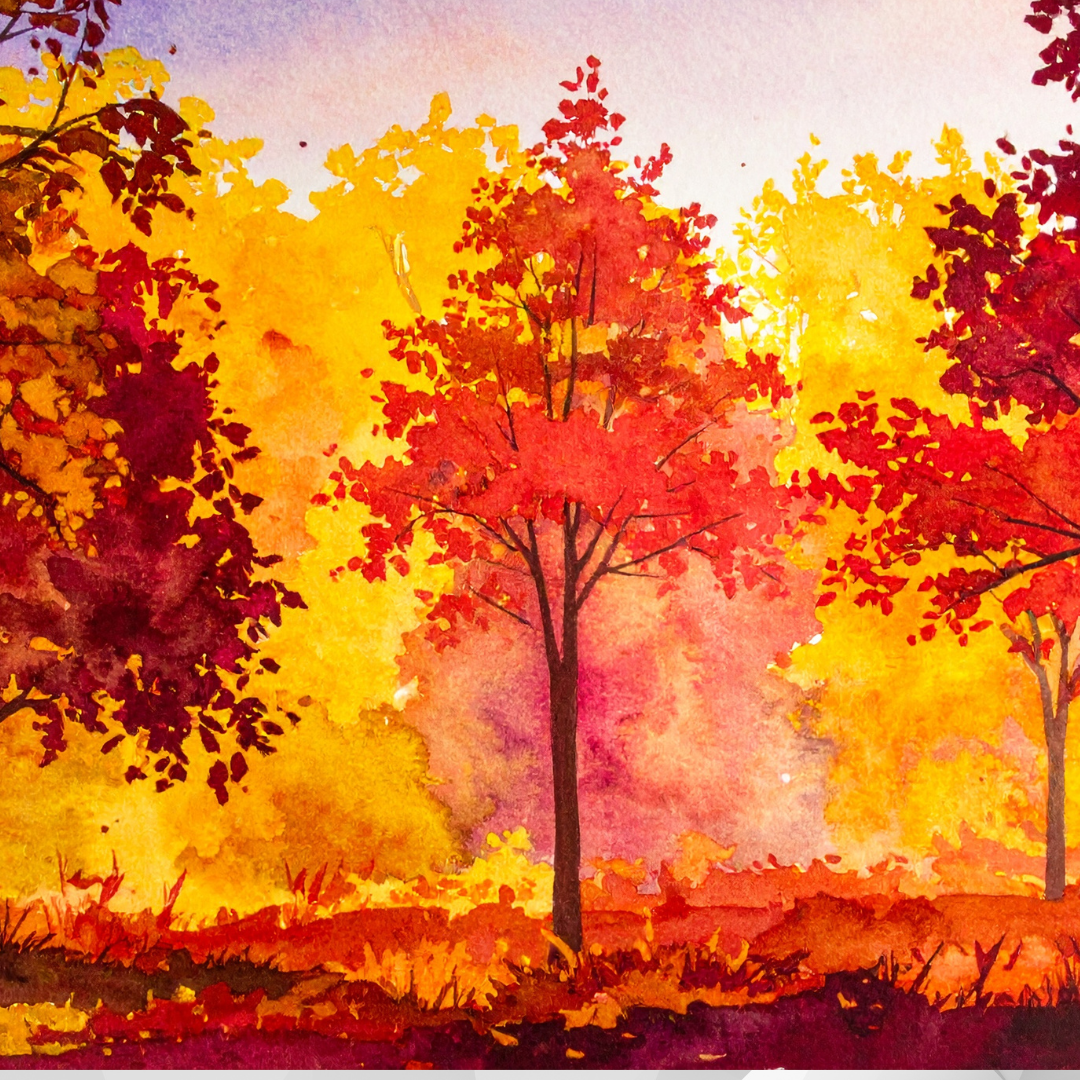 Exploring Autumn Through Watercolors