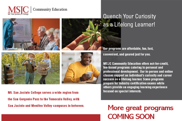 MSJC Community Education