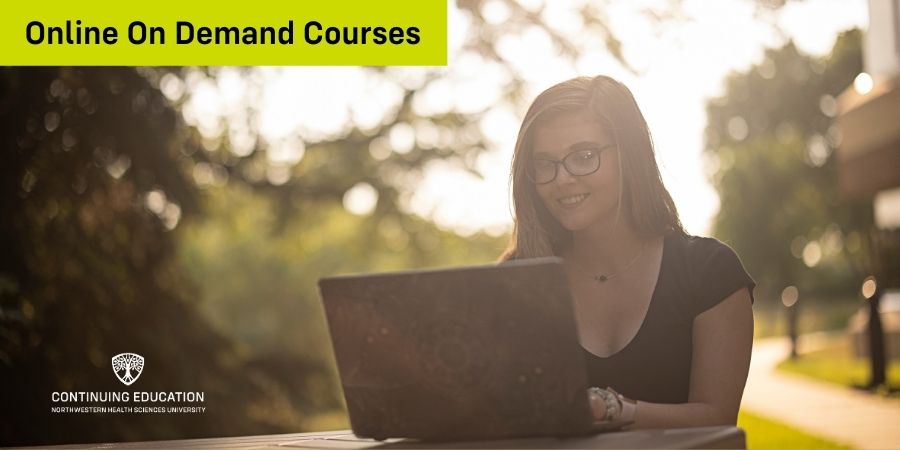 women on computer doing online course
