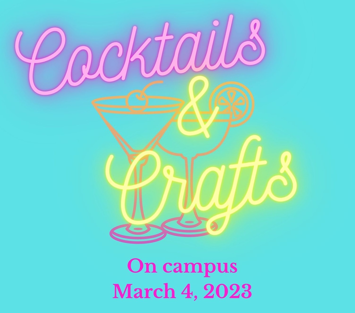 cocktails and crafts