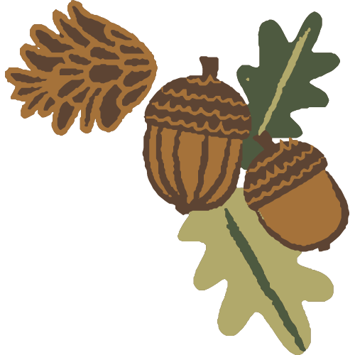 Felted Acorns