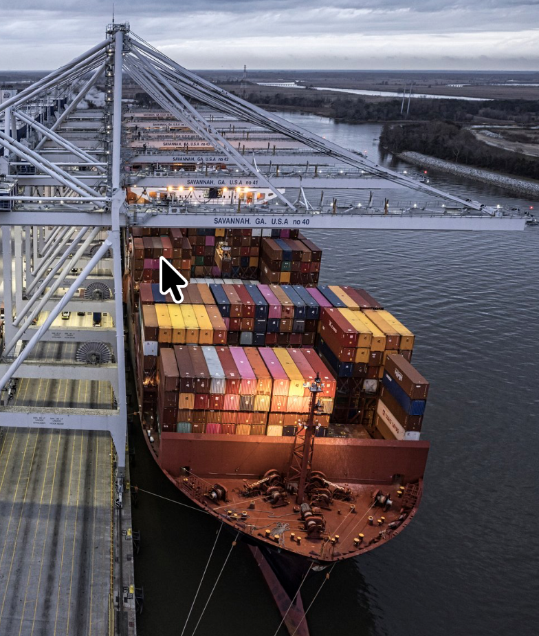 (CINT10826) EXPLORE THE PORT OF SAVANNAH